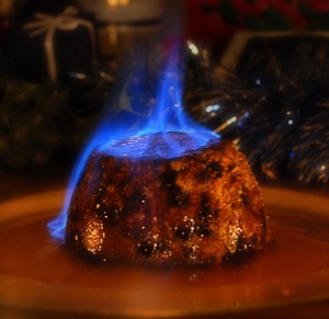 English Christmas pudding